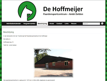 Tablet Screenshot of dehoffmeijer.nl
